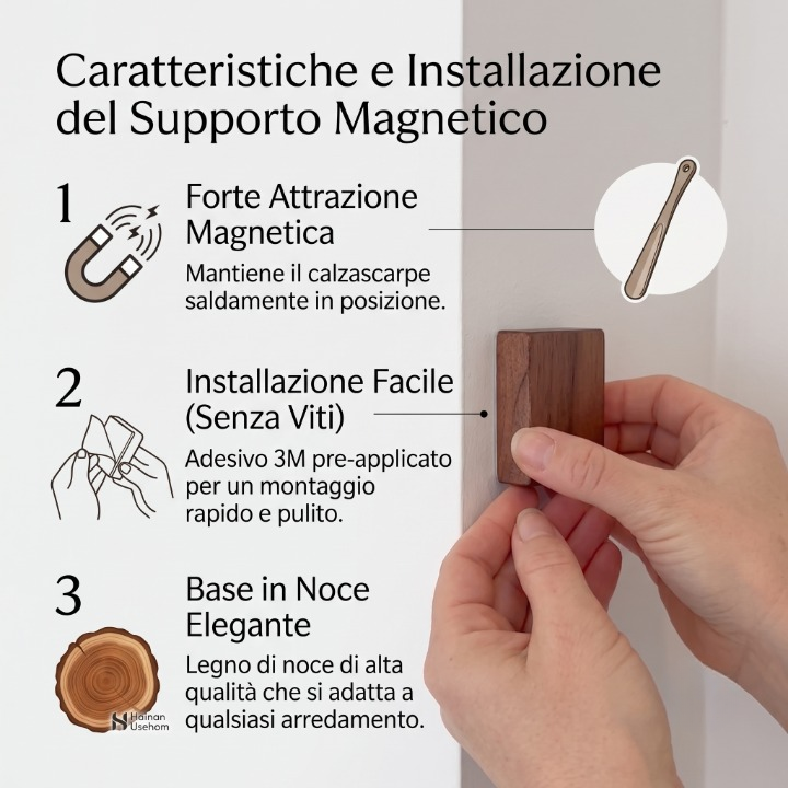 Calzascarpe magnetico